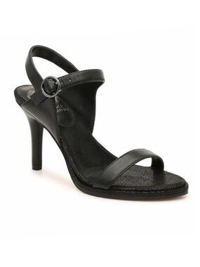 Vince Camuto Black Lynona Heeled Sandals Shoes Size 10 Heeled Sandal
